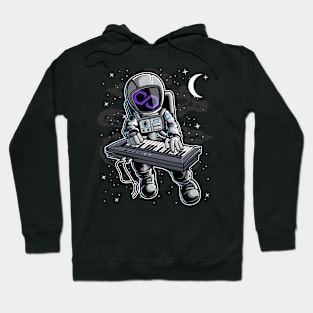 Astronaut Organ Polygon Matic Coin To The Moon Crypto Token Cryptocurrency Blockchain Wallet Birthday Gift For Men Women Kids Hoodie